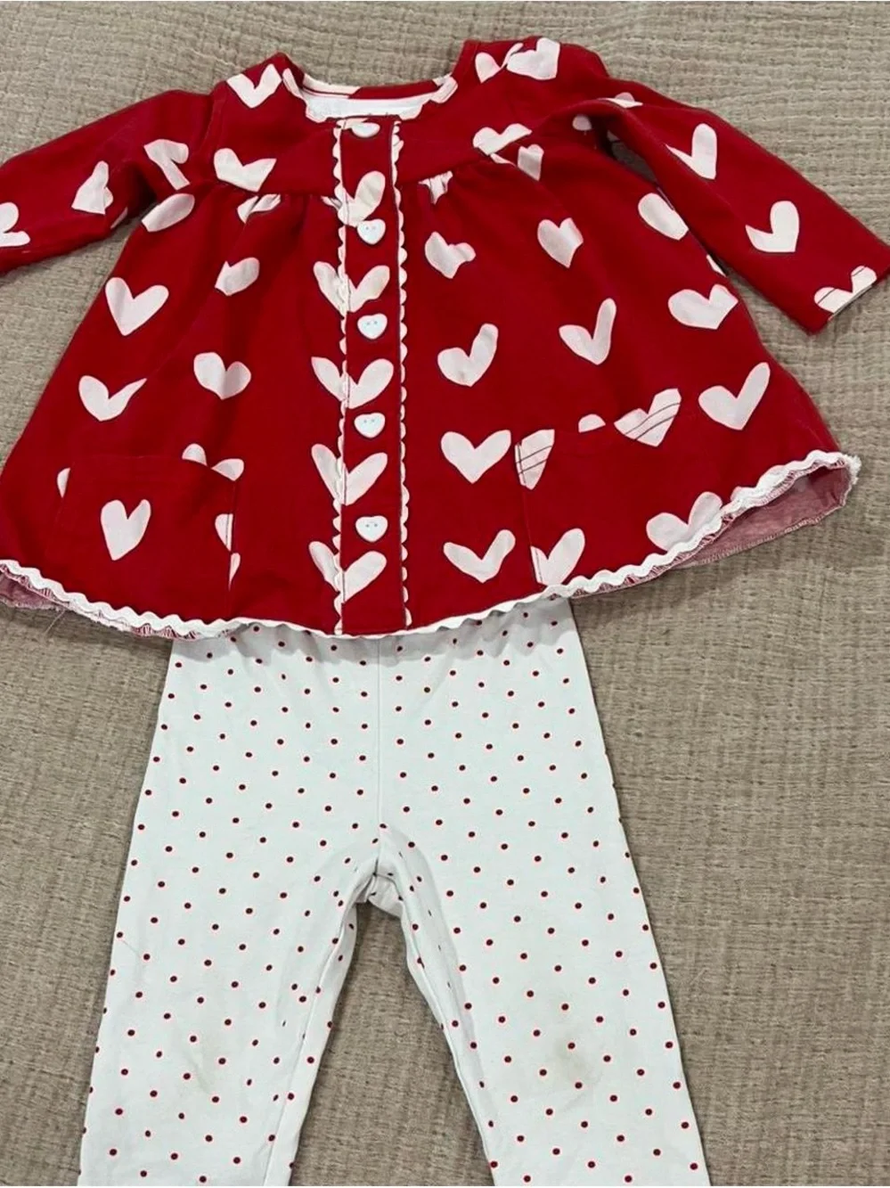 12 mo baby Valentine BUNDLE